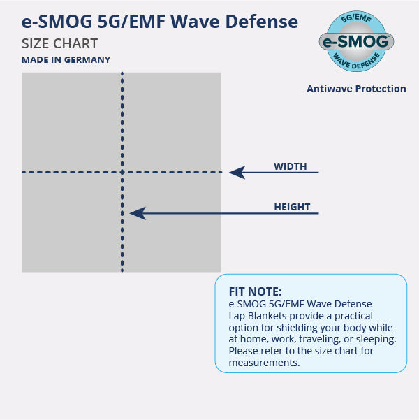 e-SMOG 5G/EMF Wave Defense Lap Blanket