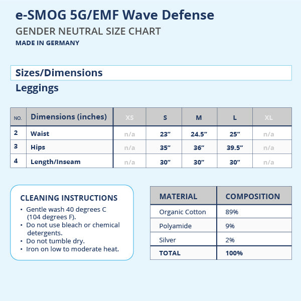 e-SMOG 5G/EMF Wave Defense Leggings