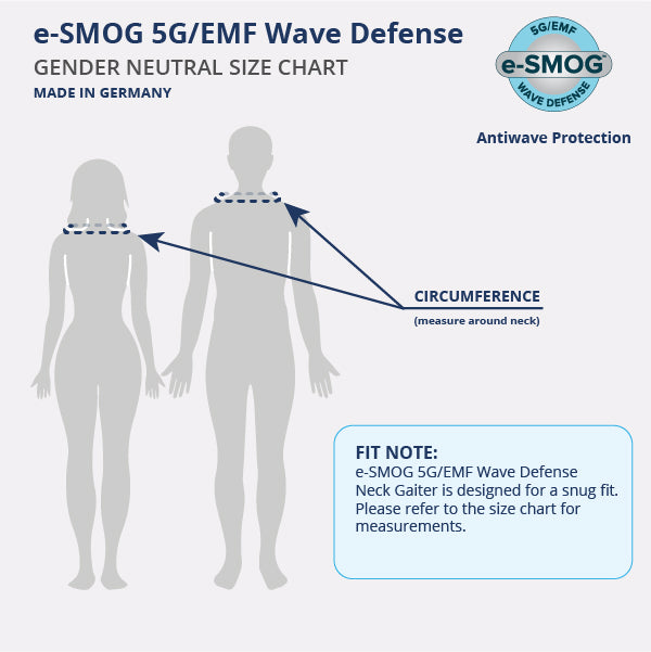 e-SMOG 5G/EMF Wave Defense Neck Gaiter-Wholesale