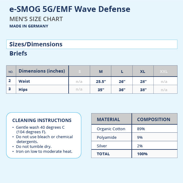 e-SMOG 5G/EMF Wave Defense Men’s Brief