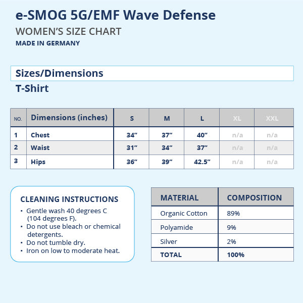 e-SMOG 5G/EMF Wave Defense Women’s T-Shirt