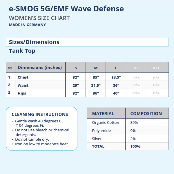 e-SMOG 5G/EMF Wave Defense Women’s Tank